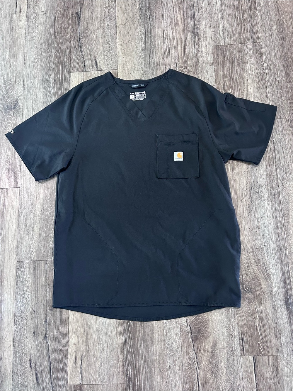 Carhartt Men’s Black Short-Sleeve V-Neck Work Pocket Tee